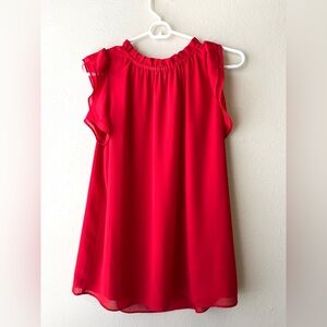 Naked Zebra Red sleeveless tank top